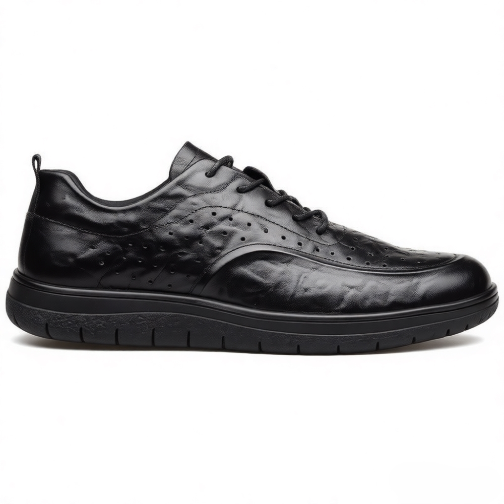Men Shoes For Office Work - Eleganckie, skórzane buty codzienne z miękką