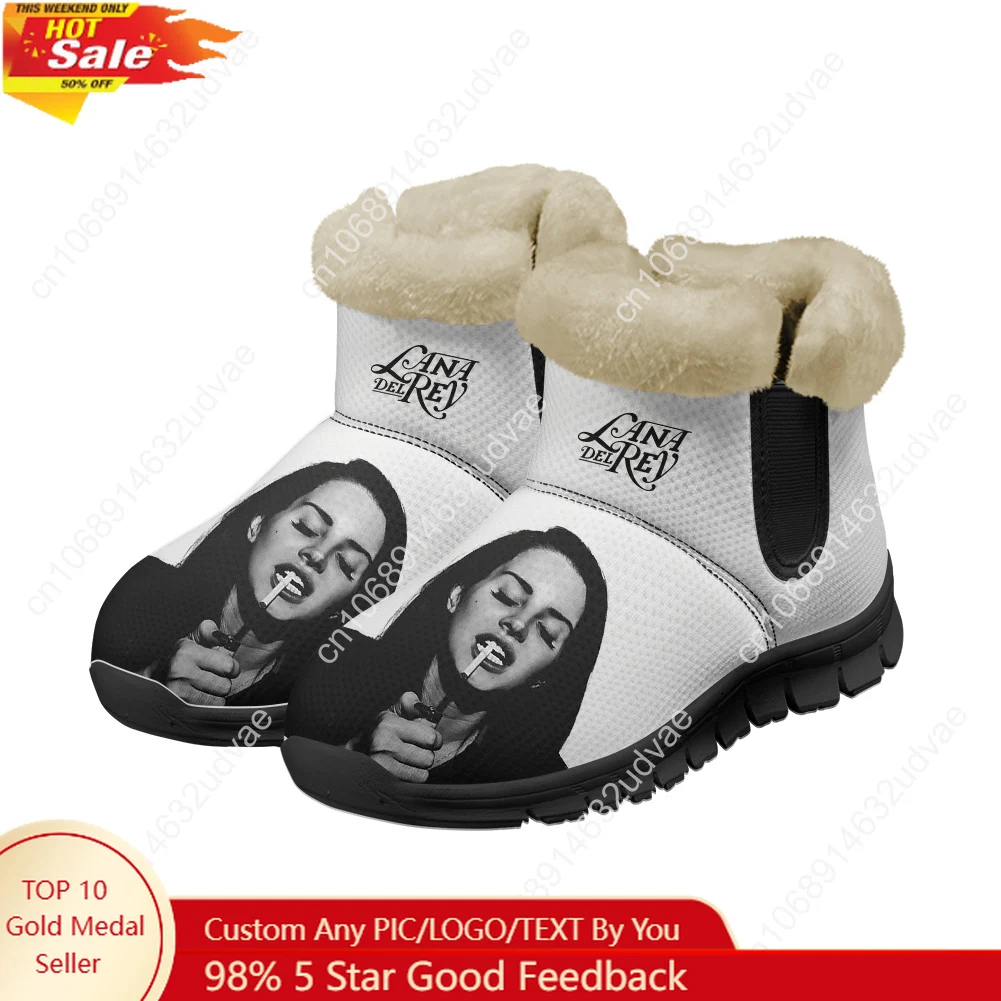 Men'S Shoes No Laces - Buty pluszowe Lana Del Rey, botki