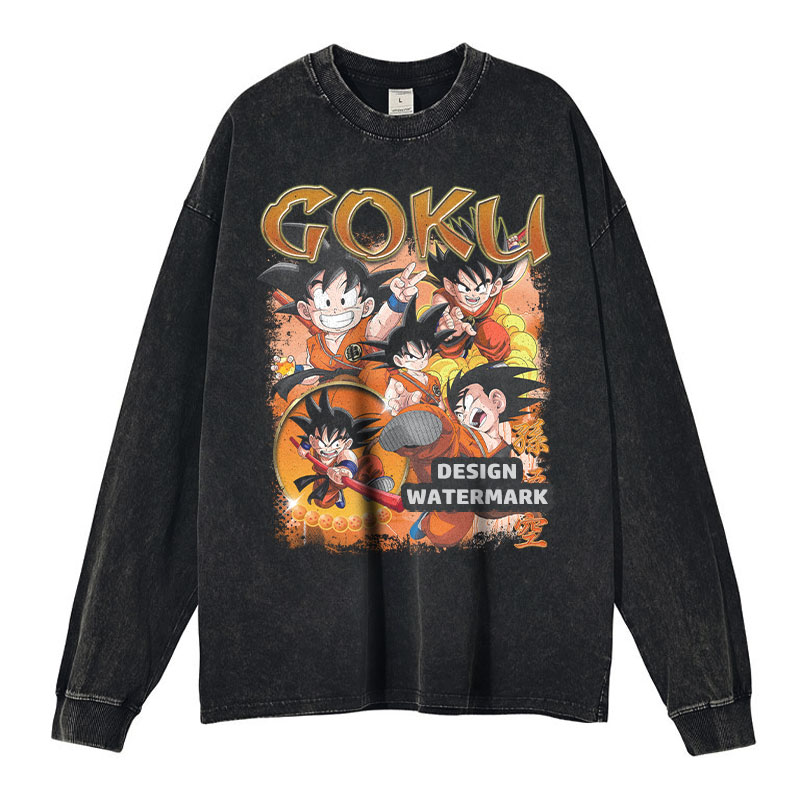 Men'S Shoes Xl - Anime Dragon Ball Koszulka z długim