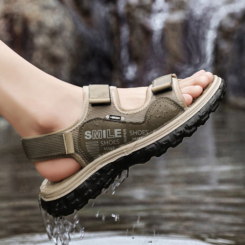 Men Shoes Velcro - Męskie sandały na lato 2026, regulowane