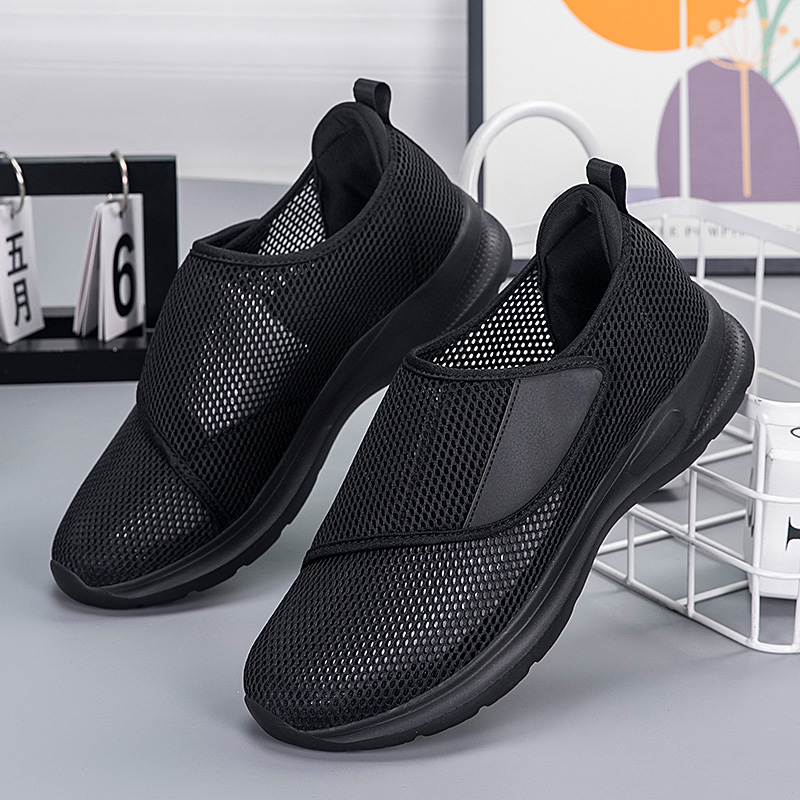Men Shoes Velcro - Męskie letnie oddychające buty sportowe YUYIN