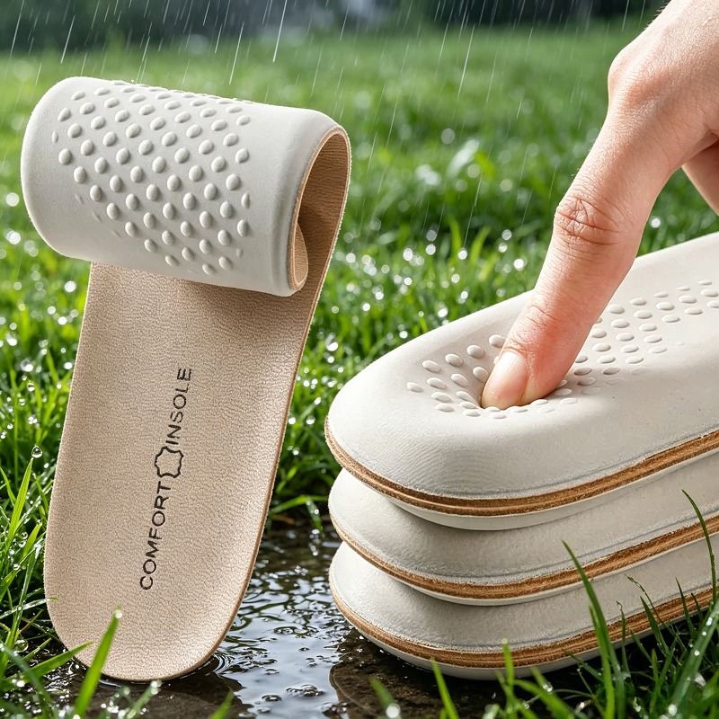 Men'S Shoes Plantar Fasciitis - Skórzane wkładki sportowe z lateksem, wkładki