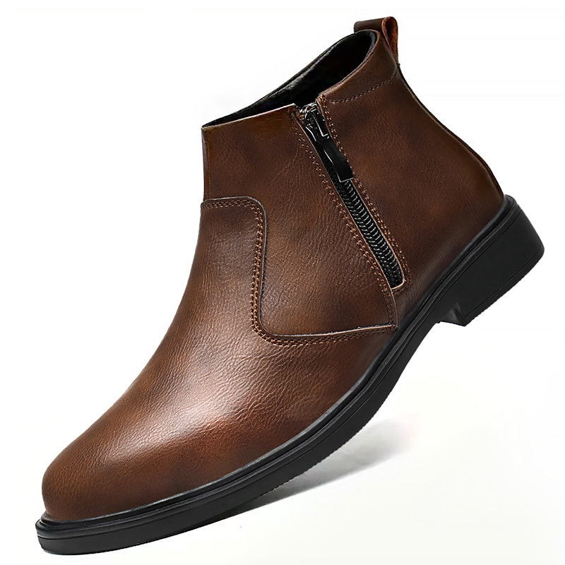 Men Shoes Formal - Jesienne i zimowe nowe skórzane buty