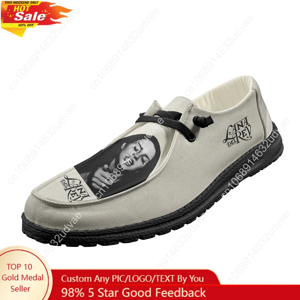 Men'S Shoes No Laces - Lana Del Rey Piosenkarka Mokasyny Męskie