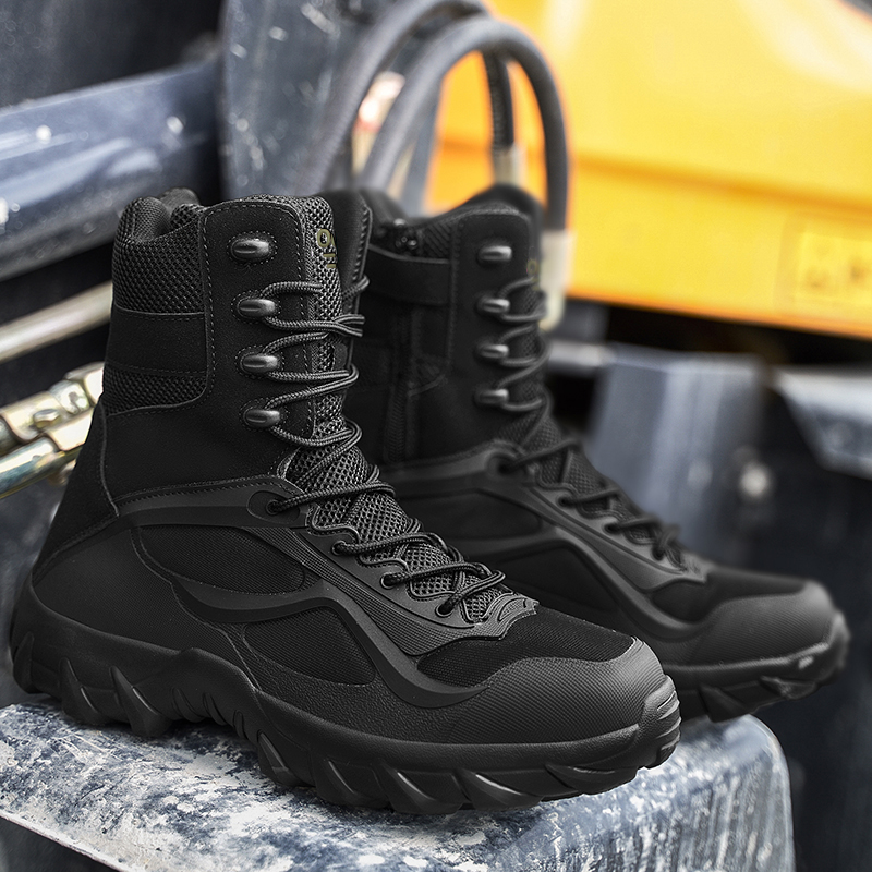 Men'S Shoes No Laces - Męskie buty taktyczne, buty polowe dla