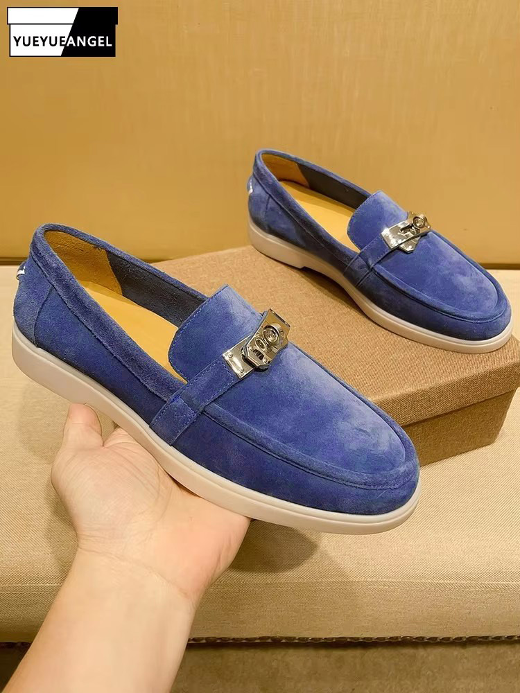 Men Shoes For Office Work - Męskie skórzane mokasyny do biura, biznesowe,