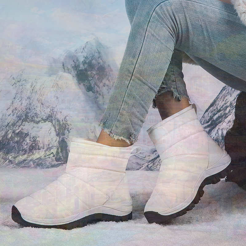 Men Shoes Uk - Antypoślizgowe termo starsze tenisowe damskie buty