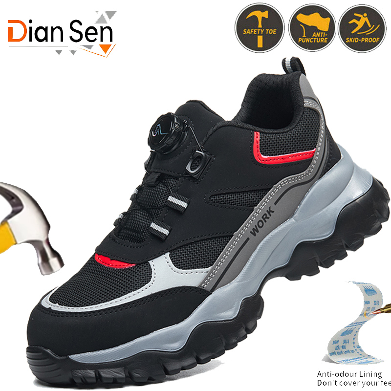 Men'S Shoes No Laces - Niezniszczalne buty męskie z obrotowym zapięciem,