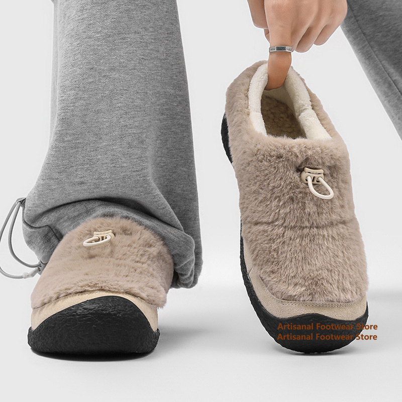 Ciepłe pluszowe kapcie typu mu – Men Shoes Online recenzja i cena