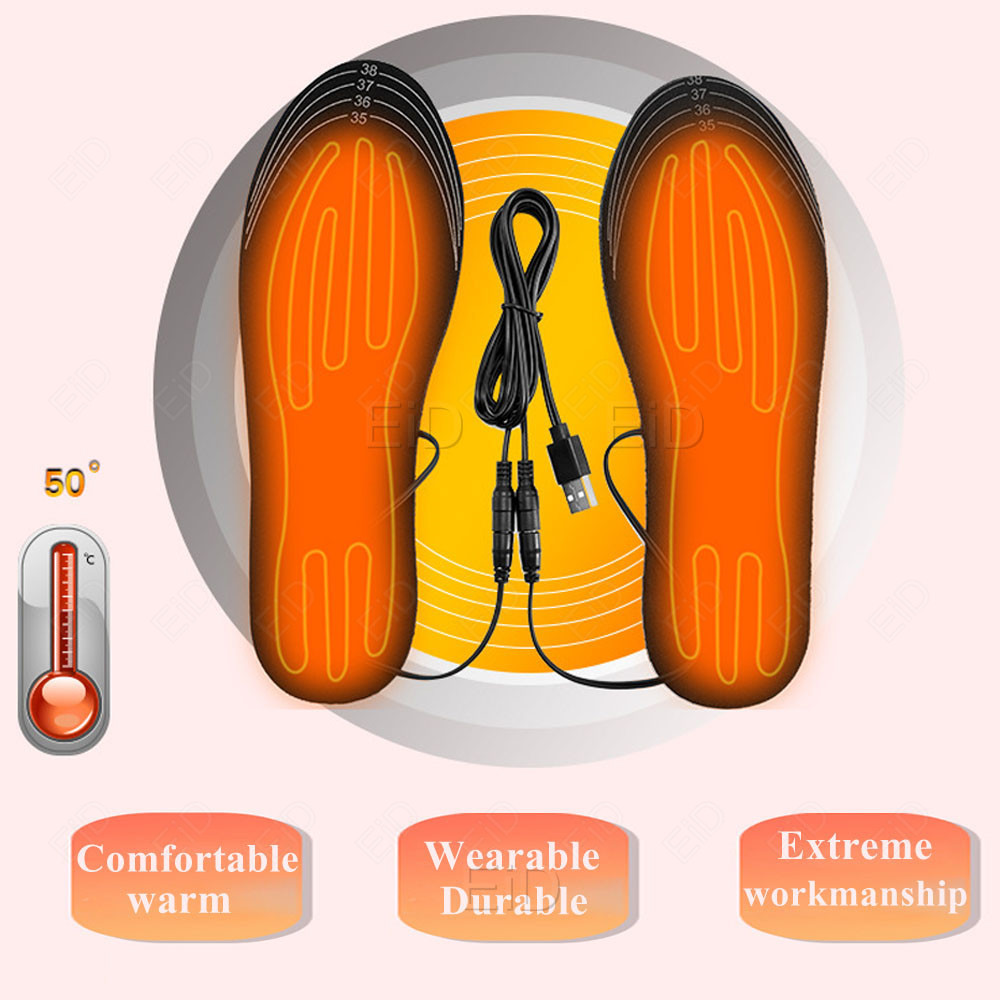 Wkładki grzewcze USB stopy zim – Men Shoes Eid recenzja i cena