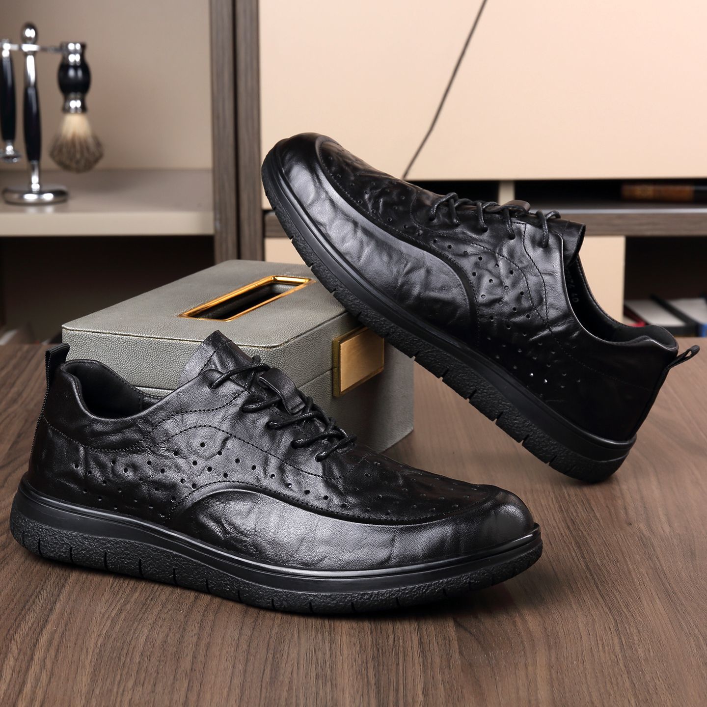 Eleganckie, skórzane buty codz – Men Shoes For Office Work recenzja i cena