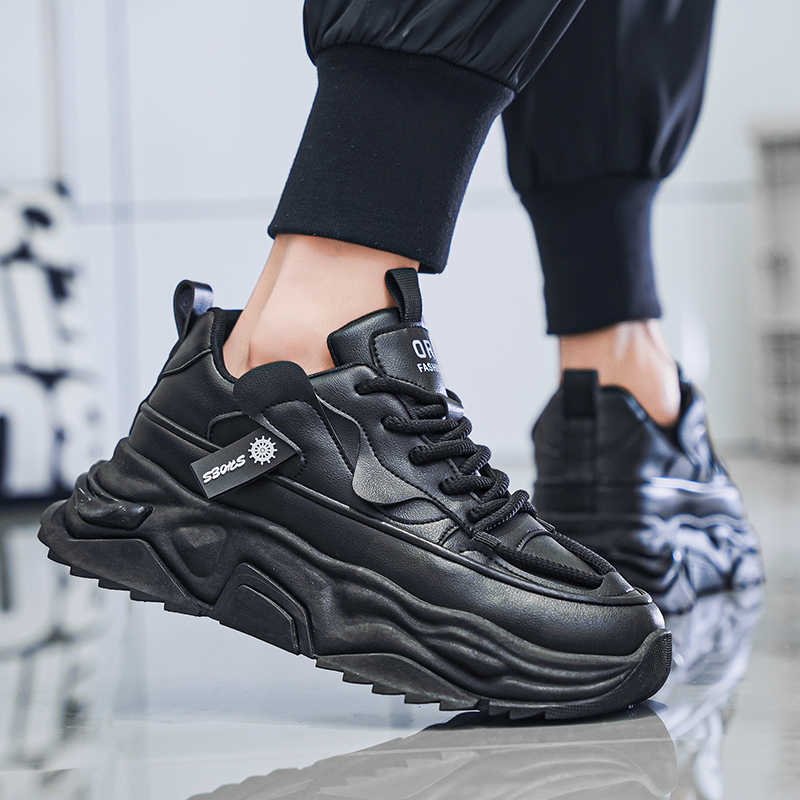 Czarne platformowe tenisówki m – Men'S Shoes For Tennis recenzja i cena