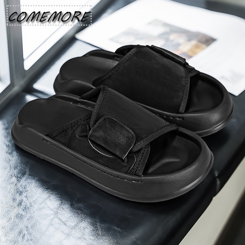 Comemore Męskie Klapki na Grub – Men Shoes Velcro recenzja i cena