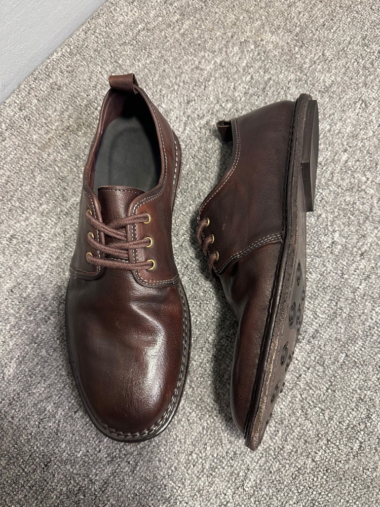 Męskie buty vintage ze skóry n – Men Shoes For Office Work recenzja i cena