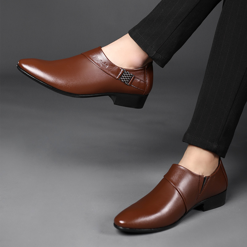 Mężczyźni PU Leather Shoes For – Men Shoes For Office Work recenzja i cena