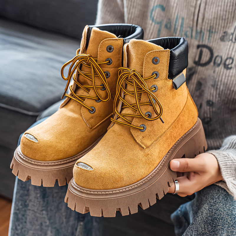 Klasyczne wysokie buty outdoor – Men'S Shoes No Laces recenzja i cena