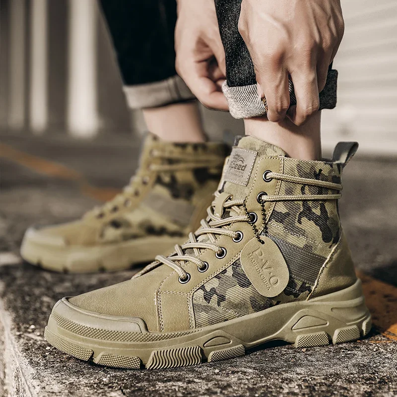 Wysokie buty męskie jesienne k – Men Shoes Everyday recenzja i cena