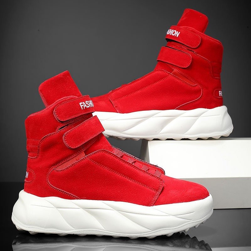 Fioletowe sneakersy męskie z w – Men Shoes Velcro recenzja i cena