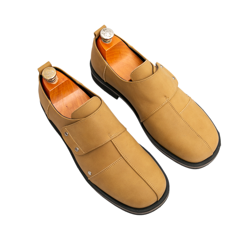 Męskie buty wizytowe do pracy, – Men Shoes Velcro recenzja i cena