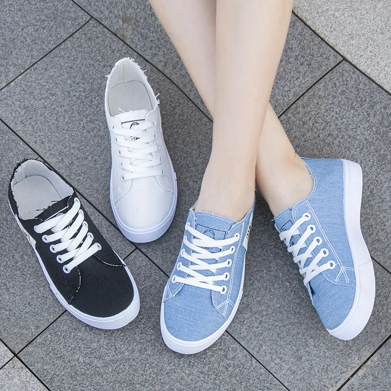 Damskie płócienne sneakersy na – Men Shoes Everyday recenzja i cena