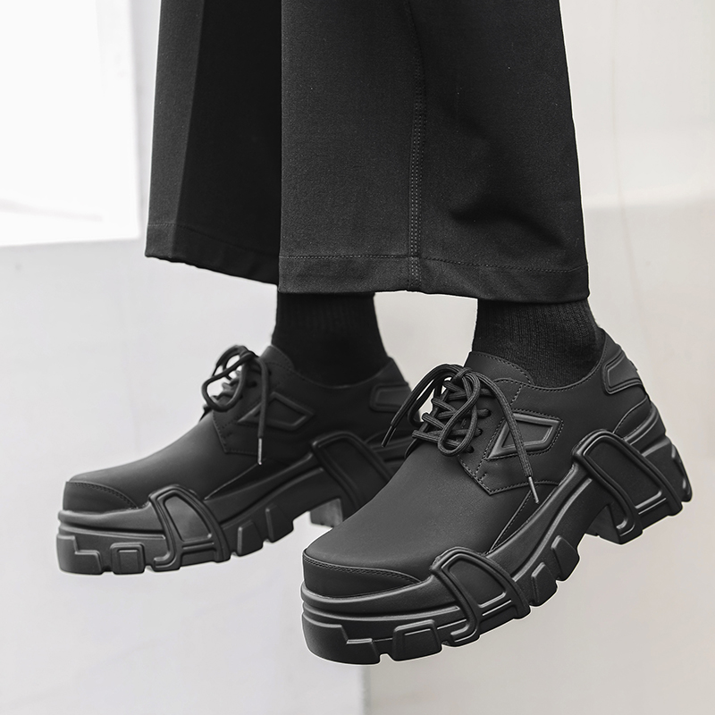 Męskie buty skórzane na platfo – Men Shoes For Office Work recenzja i cena