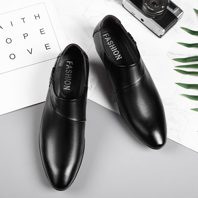 Skórzane buty Oxford dla mężcz – Men Shoes For Office Work recenzja i cena