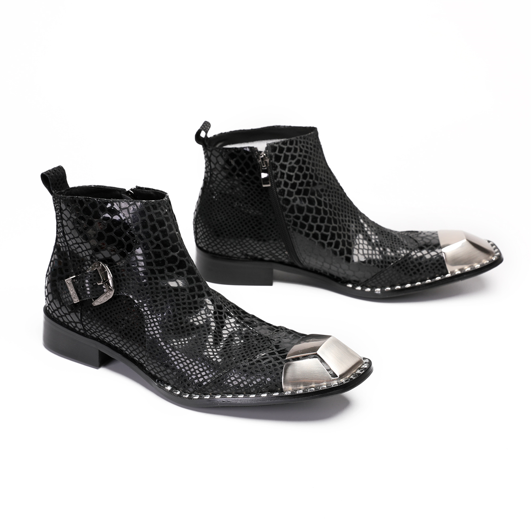 Męskie buty wizytowe ze skóry  – Men Shoes Formal recenzja i cena