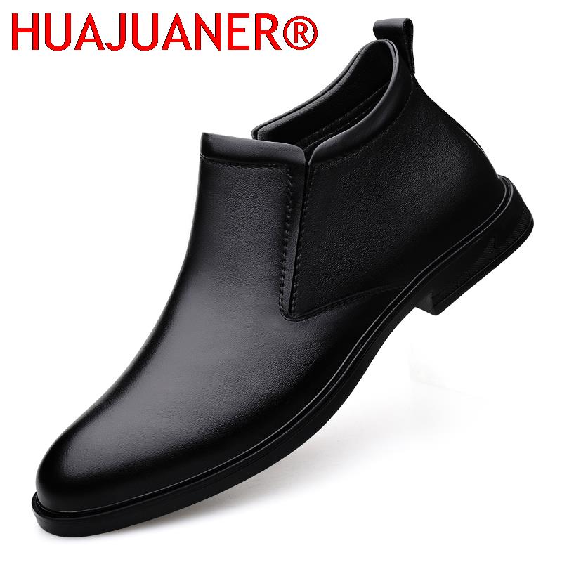 Chelsea Boots Czarne męskie kr – Men Shoes Formal recenzja i cena