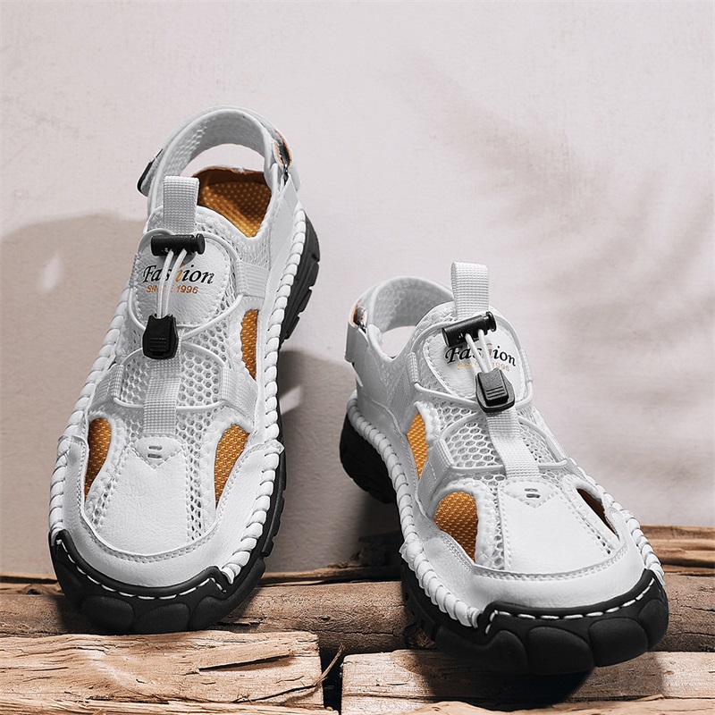 Męskie ręcznie robione sandały – Men Shoes Velcro recenzja i cena