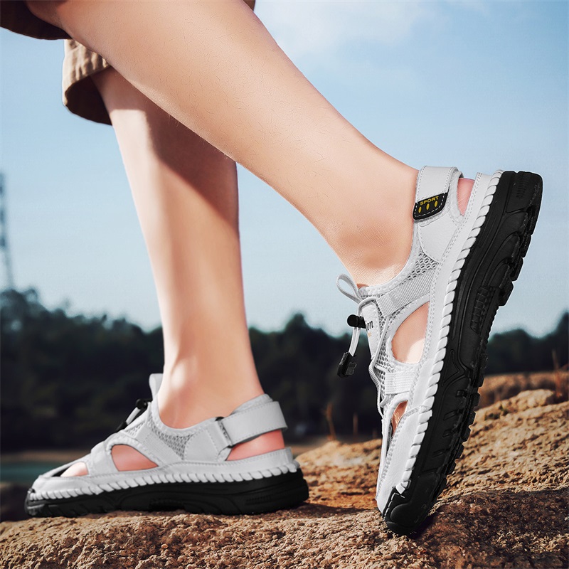 Męskie ręcznie robione sandały – Men Shoes Velcro recenzja i cena