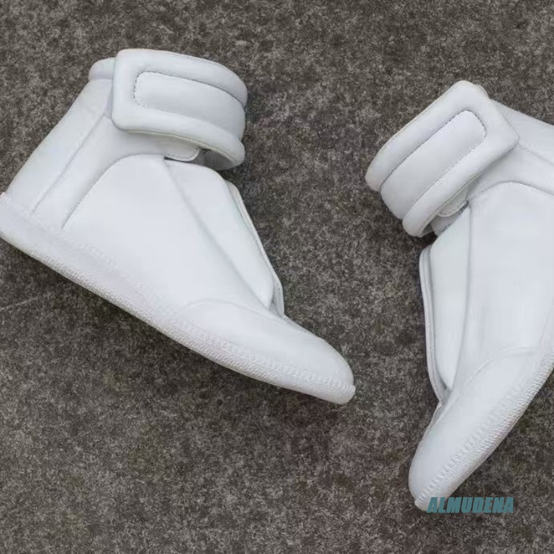 Czarne, jednokolorowe męskie s – Men Shoes Velcro recenzja i cena