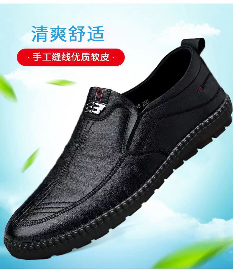 Męskie skórzane mokasyny antyp – Men Shoes For Office Work recenzja i cena