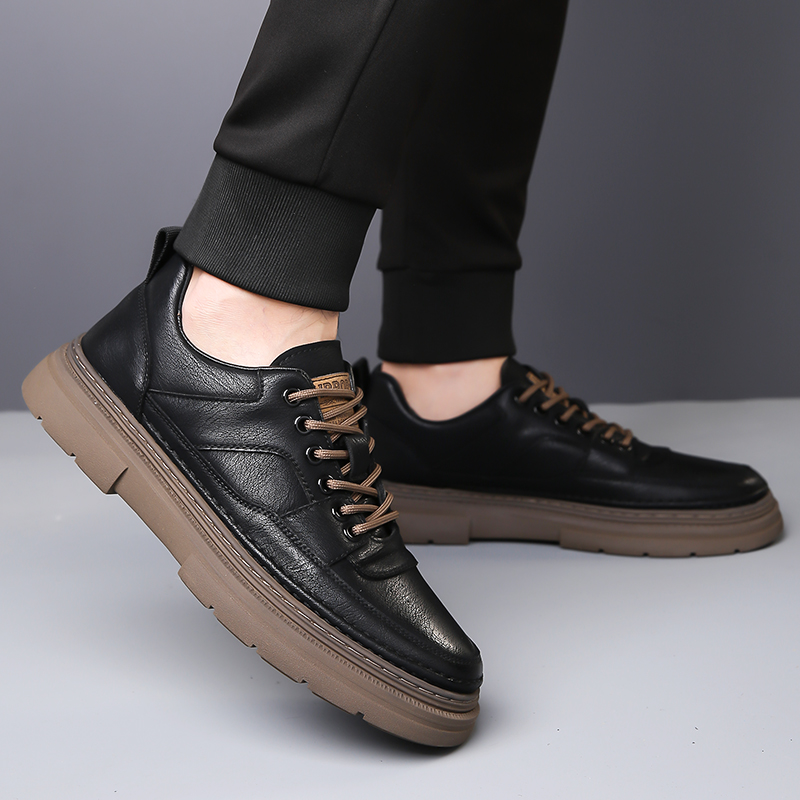 Męskie buty na grubej podeszwi – Men Shoes For Office Work recenzja i cena
