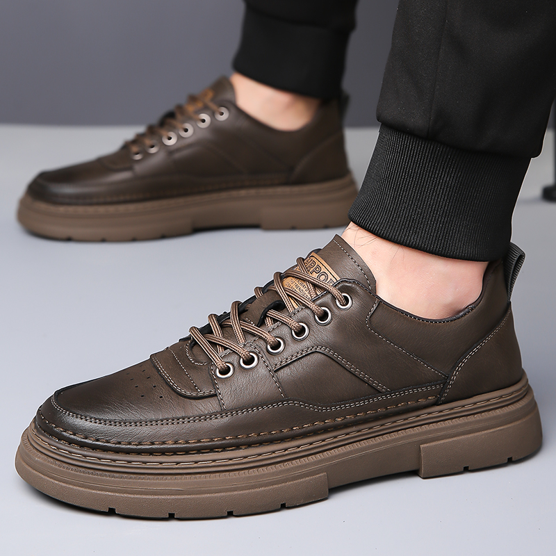 Męskie buty na grubej podeszwi – Men Shoes For Office Work recenzja i cena